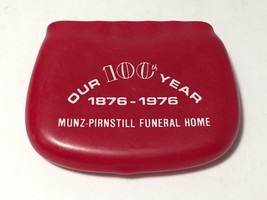 Vintage Advertisement Rubber Change Purse Our 100th Year 1876-1976 Munz-Pirnstil - £7.27 GBP