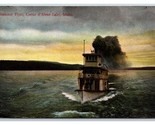 Steamer Flyer Lake Couer D&#39;Alene Idaho ID 1908 DB Postcard P19 - $6.20