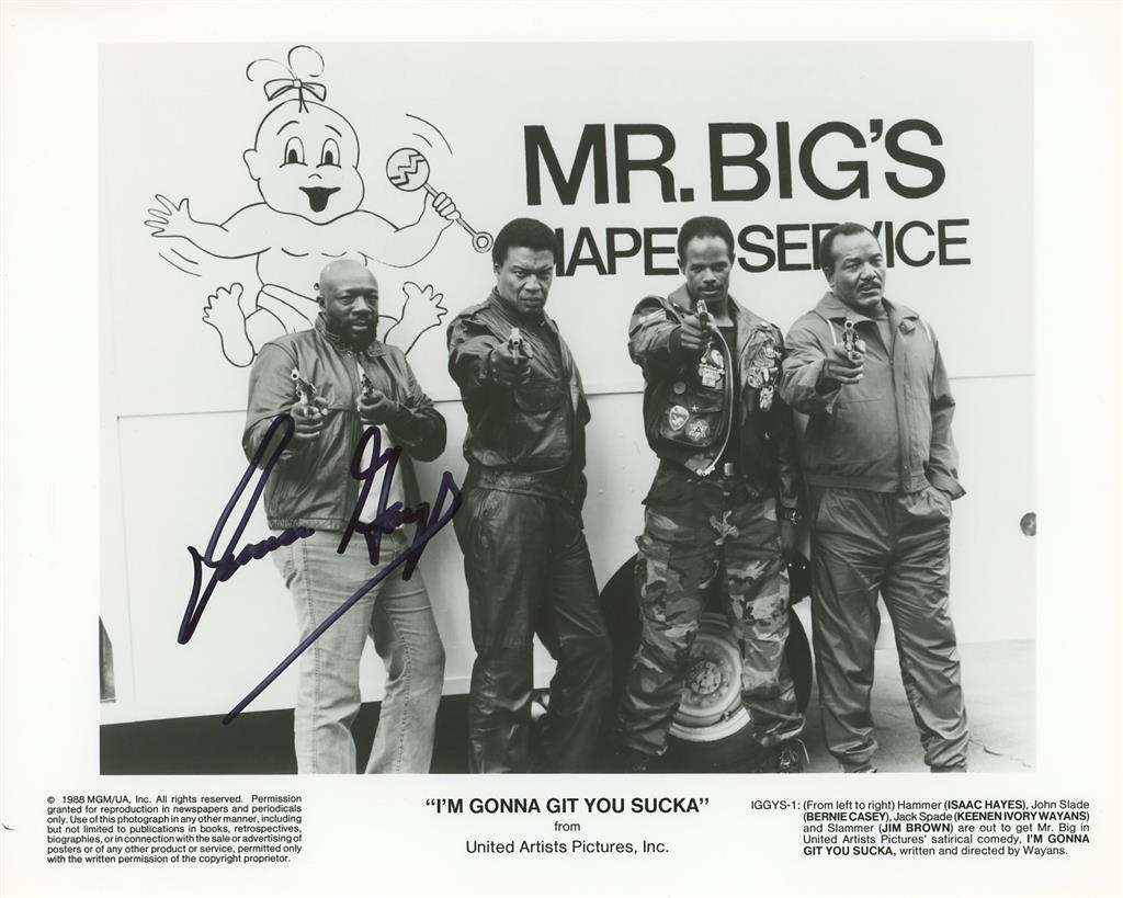 Primary image for Isaac Hayes (d. 2008) Signed Autographed Glossy 8x10 Photo - Todd Mueller COA