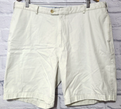 Peter Millar Casual Chino Golf Shorts Men&#39;s Size 38 White Pockets Perfor... - $24.24