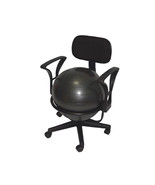 Cando Metal Mobile Ball Stabilizer Chair with Arms - $255.81 CAD