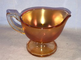 Iridescent 3 Inch Depression Glass Creamer Mint - $7.99