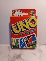 NEW~ Mattel UNO WILD Card Game~Customizable Wild Cards~Ages 7+ Get Wild! - £7.46 GBP