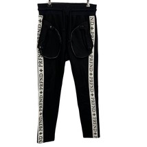 Profound Aesthetic PRFND Tape Sweatpants Black Size Medium - £26.47 GBP