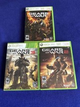 Gears of War Trilogy 1 2 3 (Xbox 360, 2011) All Complete + Tested! - £18.12 GBP