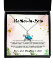 Extended Family Necklace I Wed Your Son Turtle-MC-NL  - £52.11 GBP