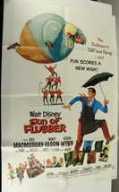 Original Movie Poster SON OF FLUBBER Walt Disney 1974 Fred MacMurray Nancy Olson - $18.54