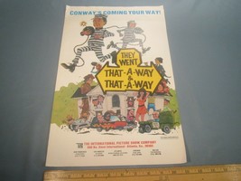 Advertising Manual 1977 THEY WENT THAT-A-WAY Press Book 5 Pages AD PAD [... - £21.89 GBP