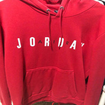 Jordan Mens Flight Fleece Logo Pullover Hoodie Color Red Size XX-Large - £92.40 GBP