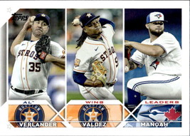 2023 Topps #82 Framber Valdez/Justin Verlander/Alek Manoah NM-MT ID:58667 - £1.33 GBP