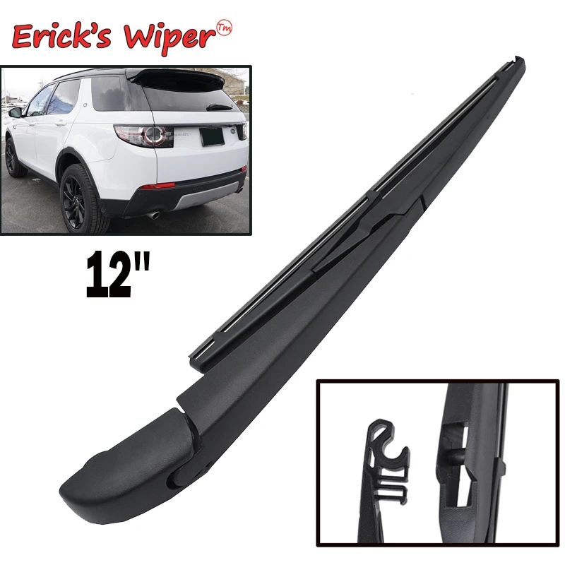 Erick&#39;s Wiper 12&quot; Rear Wiper Blade &amp; Arm Set Kit For Land Rover Discover... - $20.73