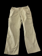 5.11 Tactical Series Pants Size 40x34 Cargo Rip Stop Tan Khaki Mens Work - £43.64 GBP