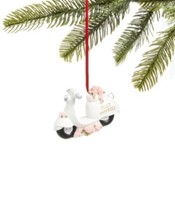 Holiday Lane 2020 &quot;Just Married&quot; Moped Ornament - £4.35 GBP