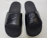 Nike&#39;s Men&#39;s Benassi JDI Slide Athletic Sandals Black 343880-001 Pool Sp... - £15.52 GBP