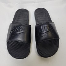 Nike&#39;s Men&#39;s Benassi JDI Slide Athletic Sandals Black 343880-001 Pool Sp... - $19.79