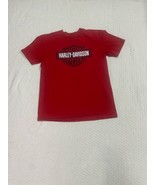 Harley Davidson Motorcycles Red Short Sleeve T Shirt SEOUL, KOREA No Tag... - $25.00