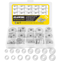 Washers, 304 Stainless Steel Large Fender Washers for Screws Bolts, 235PCS Flat - £25.43 GBP