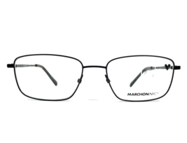 Marchon NYC Eyeglasses Frame M-2015 002 Satin Black Rectangle Full Rim 5... - £46.57 GBP