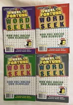 Lot (4) Penny Press Wheel Of Fortune Word Search Puzzles Books 146-149 2021 - £15.14 GBP