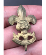Vintage Boy Scouts of Thailand Gold Tone Pin 1&quot; x 1.5&quot; - £6.75 GBP