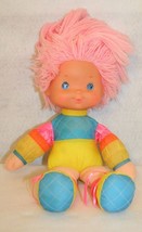 Rainbow Brite Doll Tickled Pink VTG 1983 Hallmark 16&quot; Yellow Orange Blue - £31.65 GBP