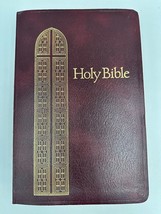 Holy Bible Regency KJV Giant Print BurgundyLeather 885CBG Indexed Red Le... - £13.11 GBP