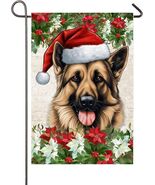 Christmas German Shepherd Dog Garden Flag for outside 12X18 Inch Double ... - $335.50 MXN