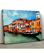 Views Of Venice Canal Boat Italy Town Landscape ,Canvas Wall Art,Canvas ... - £28.30 GBP+