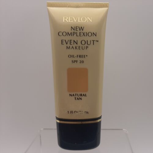 Revlon New Complexion Even Out Foundation Makeup Oil-Free NATURAL TAN-LOT OF 2 - $16.82