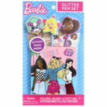Barbie Glitter Pen Set, for Child Ages 3+ Model 37344 - $10.99