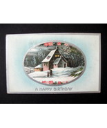 1920 Happy Birthday Postcard, Antique Happy Birthday Postcard - £7.81 GBP