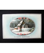 1920 Happy Birthday Postcard, Antique Happy Birthday Postcard - $189.88 MXN