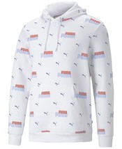 Puma Essential Logo Power Graphic Pullover Fleece Hoodie Men&#39;s size M - NWT - $517.42 MXN