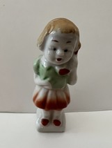 Antique Vintage Ceramic Young Girl Figurine Made in Japan - £11.31 GBP