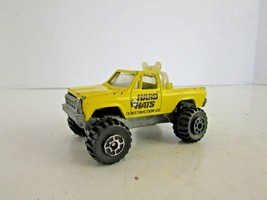 Road Champs 1982 High Roller Diecast Truck 1/64 Hard Hats Construction Yellow H2 - £2.83 GBP