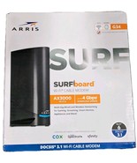 Arris Surfboard G34 WiFi Cable Modem Ax3000 up to 4 Gbps  Speeds Docsis ... - $187.11