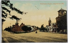 Hagerstown MD Washington Square 1908 to Heidlersburg Pa Postcard S4 - £11.95 GBP