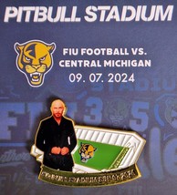 PITBULL STADIUM - &quot;MR. WORLDWIDE&quot; - FIU FOOTBALL STADIUM PIN - NCAA - VE... - £13.16 GBP