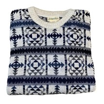 St. John&#39;s Bay Pullover Crewneck Chunky Grandpa abstract Print Sweater sz XL - £25.33 GBP