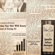 1955 Helene Curtis Lanolin Shampoo Advertisement Hair Beauty Hygiene DWQQ7 - $19.99