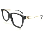 Michael Kors Eyeglasses Frames MK 4088 Sitka 3706 Black Gold Square 53-1... - $69.98