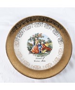 Wadena Minnesota Souvenir Plate Vintage Sabin Crest O Gold - £16.34 GBP