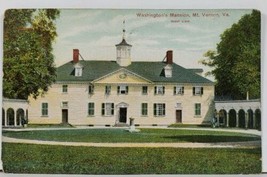 Washington&#39;s Mansion Mt. Vernon Va West View 1908 Postcard F12 - £6.99 GBP