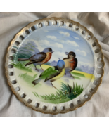 Vintage Norleans Japan Decorative Plate With Birds 8.25” - £7.43 GBP