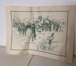 Charles M. Russell Limited Edition Pen and Ink Sketch Prints Western Art Picture - £9.97 GBP