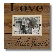 PICTURE WALL FRAME BEACH WALL ART RECLAIMED BARN WOOD RUSTIC SIGN LOVE F... - £20.35 GBP