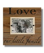 PICTURE WALL FRAME BEACH WALL ART RECLAIMED BARN WOOD RUSTIC SIGN LOVE F... - £19.94 GBP