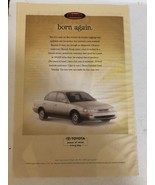 1999 Toyota Car Vintage Print Ad Advertisement pa31 - $7.91