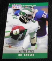 1990 Pro Set Keith Byars 245, Philadelphia Eagles, NFL Football Sports Card RARE - £12.63 GBP