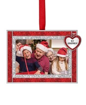 Ganz 4″ Frame Ornament Heart ‘Best Grandparent’ Red/Silver C210224 - £11.81 GBP